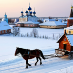 음률 놀이와 음악 감각 - Winter Scene in Suzdal**

"A picturesque winter scene in Suzdal, Russia. Traditional wooden houses c...