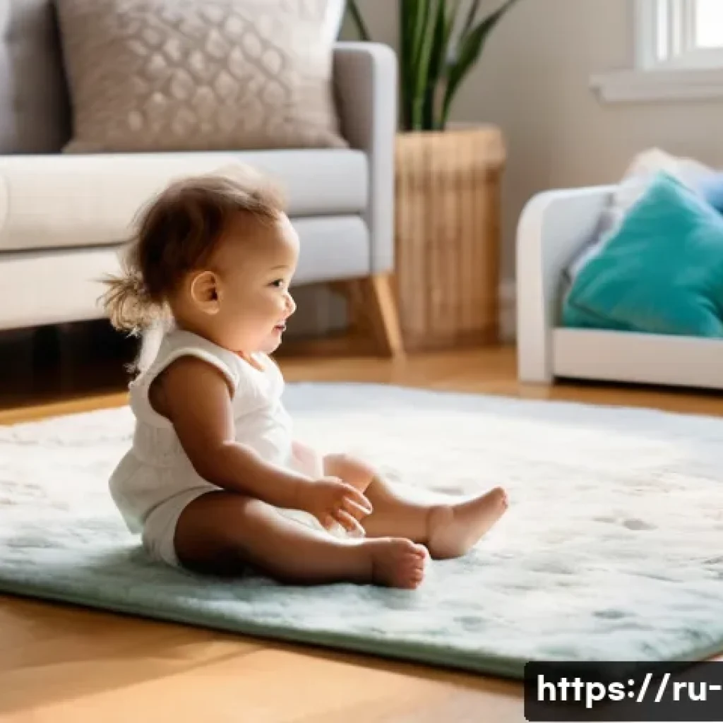 영유아 그림책 활용법 - **Prompt:** A heartwarming scene of a young mother and her toddler (wearing a clean diaper) enjoying...